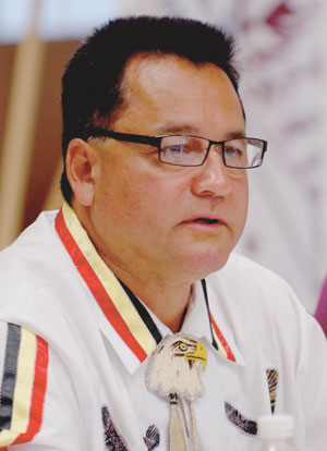 ‘First and foremost . . . the responsibility of taking care of our children rests with us,’ says Grand Chief Patrick Madahbee.