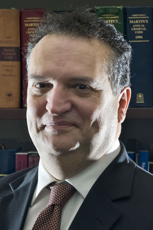 Anthony Moustacalis believes the move towards using duty counsel undercuts clients’ right to choose their own lawyer.