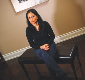 Anjali Banka is glad to have had the flexibility to work from home and be able to care for her daughter. Photo: Robin Kuniski