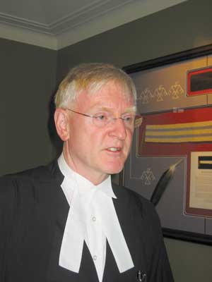 ‘I recognize that as a former bencher and treasurer, my conduct has cast an unfortunate shadow over the important role that lawyers play in promoting and protecting the ideals of justice,’ said George Hunter at his discipline hearing.